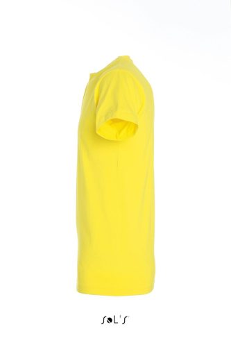 Férfi IMPERIAL környakas rövid ujjú pamut póló, SOL'S SO11500, Lemon-S