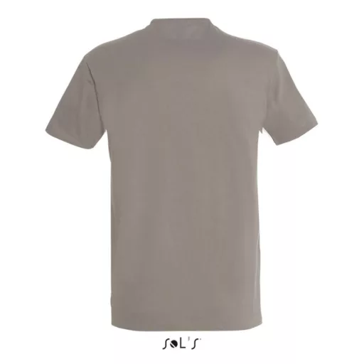 Férfi IMPERIAL környakas rövid ujjú pamut póló, SOL'S SO11500, Light Grey-XL