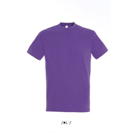 Férfi IMPERIAL környakas rövid ujjú pamut póló, SOL'S SO11500, Light Purple-2XL