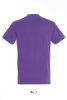Férfi IMPERIAL környakas rövid ujjú pamut póló, SOL'S SO11500, Light Purple-S