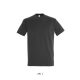 Férfi IMPERIAL környakas rövid ujjú pamut póló, SOL'S SO11500, Mouse Grey-5XL