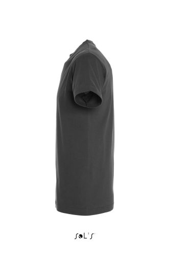 Férfi IMPERIAL környakas rövid ujjú pamut póló, SOL'S SO11500, Mouse Grey-L