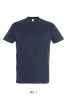 Férfi IMPERIAL környakas rövid ujjú pamut póló, SOL'S SO11500, Navy-XL