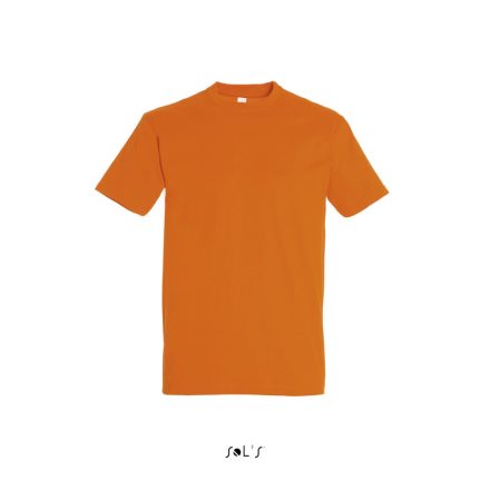 Férfi IMPERIAL környakas rövid ujjú pamut póló, SOL'S SO11500, Orange-L
