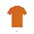 Férfi IMPERIAL környakas rövid ujjú pamut póló, SOL'S SO11500, Orange-XL