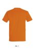 Férfi IMPERIAL környakas rövid ujjú pamut póló, SOL'S SO11500, Orange-XS