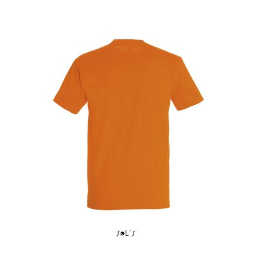 Férfi IMPERIAL környakas rövid ujjú pamut póló, SOL'S SO11500, Orange-XS