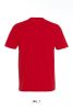 Férfi IMPERIAL környakas rövid ujjú pamut póló, SOL'S SO11500, Red-XS