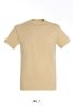 Férfi IMPERIAL környakas rövid ujjú pamut póló, SOL'S SO11500, Sand-2XL