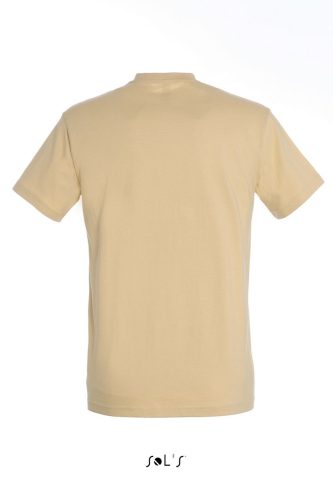 Férfi IMPERIAL környakas rövid ujjú pamut póló, SOL'S SO11500, Sand-XL
