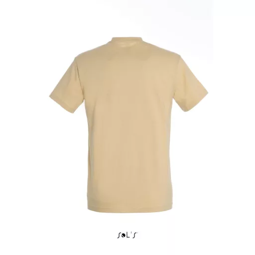 Férfi IMPERIAL környakas rövid ujjú pamut póló, SOL'S SO11500, Sand-XL