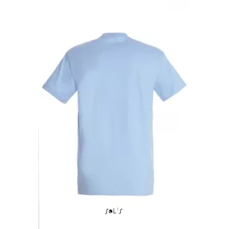   Férfi IMPERIAL környakas rövid ujjú pamut póló, SOL'S SO11500, Sky Blue-2XL