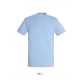 Férfi IMPERIAL környakas rövid ujjú pamut póló, SOL'S SO11500, Sky Blue-S