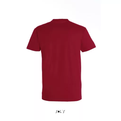 Férfi IMPERIAL környakas rövid ujjú pamut póló, SOL'S SO11500, Tango Red-M