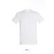 Férfi IMPERIAL környakas rövid ujjú pamut póló, SOL'S SO11500, White-M