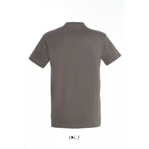 Férfi IMPERIAL környakas rövid ujjú pamut póló, SOL'S SO11500, Zinc-2XL