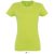 Női IMPERIAL környakú rövid ujjú pamut póló, SOL'S SO11502, Apple Green-L