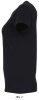 Női IMPERIAL környakú rövid ujjú pamut póló, SOL'S SO11502, Deep Black-2XL