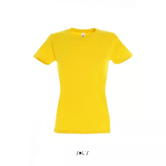   Női IMPERIAL környakú rövid ujjú pamut póló, SOL'S SO11502, Gold-2XL