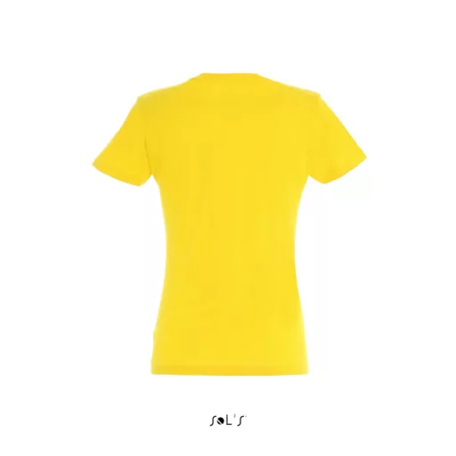 Női IMPERIAL környakú rövid ujjú pamut póló, SOL'S SO11502, Gold-2XL