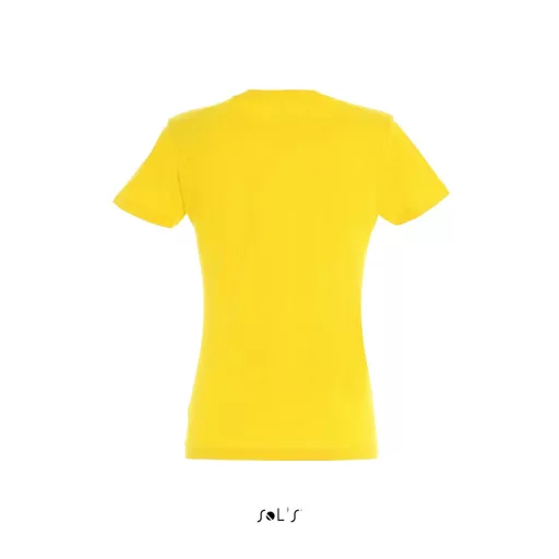 Női IMPERIAL környakú rövid ujjú pamut póló, SOL'S SO11502, Gold-3XL