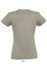 Női IMPERIAL környakú rövid ujjú pamut póló, SOL'S SO11502, Khaki-2XL
