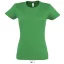 Női IMPERIAL környakú rövid ujjú pamut póló, SOL'S SO11502, Kelly Green-3XL