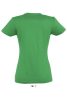Női IMPERIAL környakú rövid ujjú pamut póló, SOL'S SO11502, Kelly Green-S