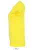 Női IMPERIAL környakú rövid ujjú pamut póló, SOL'S SO11502, Lemon-S