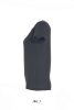Női IMPERIAL környakú rövid ujjú pamut póló, SOL'S SO11502, Mouse Grey-S