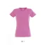 Női IMPERIAL környakú rövid ujjú pamut póló, SOL'S SO11502, Orchid Pink-S