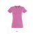Női IMPERIAL környakú rövid ujjú pamut póló, SOL'S SO11502, Orchid Pink-XL