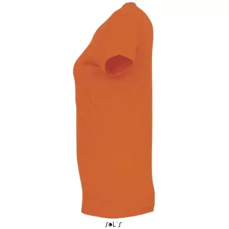   Női IMPERIAL környakú rövid ujjú pamut póló, SOL'S SO11502, Orange-2XL