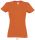 Női IMPERIAL környakú rövid ujjú pamut póló, SOL'S SO11502, Orange-S