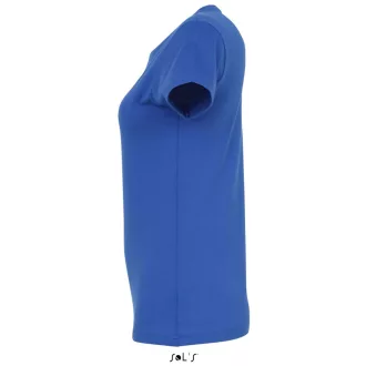   Női IMPERIAL környakú rövid ujjú pamut póló, SOL'S SO11502, Royal Blue-2XL