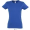 Női IMPERIAL környakú rövid ujjú pamut póló, SOL'S SO11502, Royal Blue-S