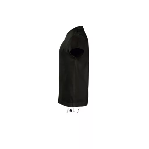 Gyerek IMPERIAL KIDS környakas rövid ujjú pamut póló, SOL'S SO11770, Deep Black-6A