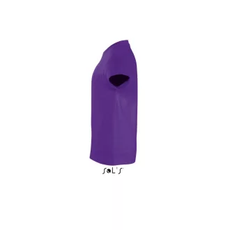   Gyerek IMPERIAL KIDS környakas rövid ujjú pamut póló, SOL'S SO11770, Dark Purple-2A