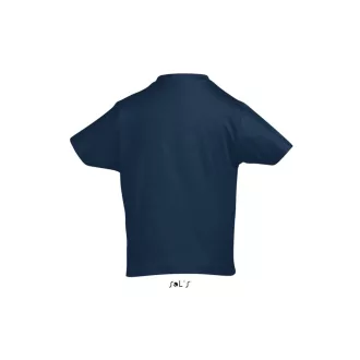   Gyerek IMPERIAL KIDS környakas rövid ujjú pamut póló, SOL'S SO11770, French Navy-2A