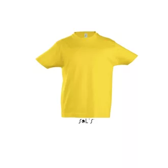   Gyerek IMPERIAL KIDS környakas rövid ujjú pamut póló, SOL'S SO11770, Gold-2A