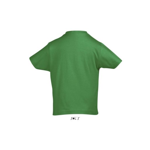 Gyerek IMPERIAL KIDS környakas rövid ujjú pamut póló, SOL'S SO11770, Kelly Green-2A