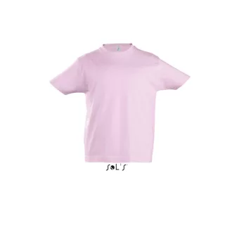   Gyerek IMPERIAL KIDS környakas rövid ujjú pamut póló, SOL'S SO11770, Medium Pink-2A