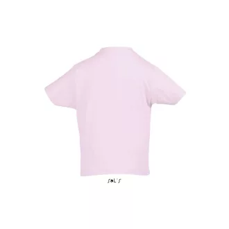   Gyerek IMPERIAL KIDS környakas rövid ujjú pamut póló, SOL'S SO11770, Medium Pink-2A