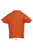 Gyerek IMPERIAL KIDS környakas rövid ujjú pamut póló, SOL'S SO11770, Orange-2A