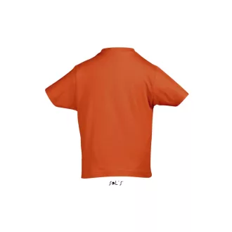   Gyerek IMPERIAL KIDS környakas rövid ujjú pamut póló, SOL'S SO11770, Orange-2A