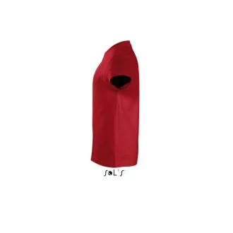   Gyerek IMPERIAL KIDS környakas rövid ujjú pamut póló, SOL'S SO11770, Red-2A