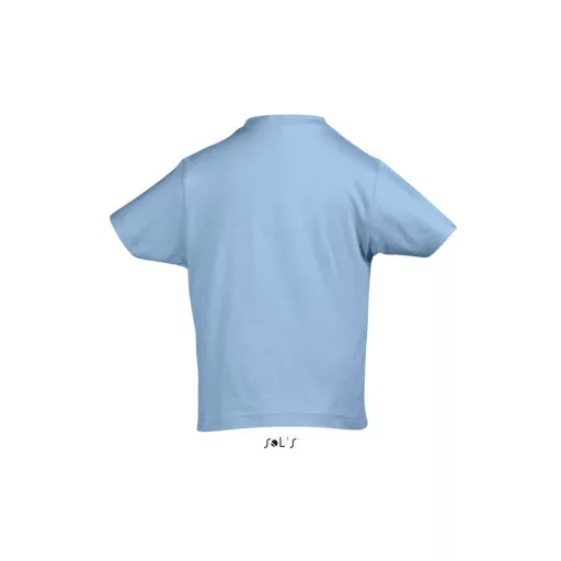 Gyerek IMPERIAL KIDS környakas rövid ujjú pamut póló, SOL'S SO11770, Sky Blue-4A