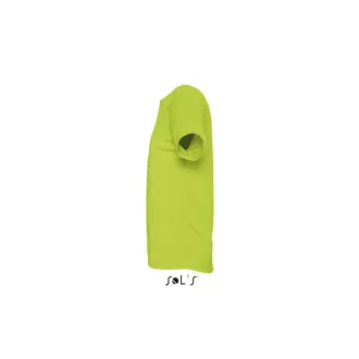   Férfi raglános, rövid ujjú sport póló, SOL'S SO11939, Apple Green-2XL