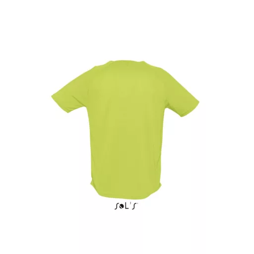 Férfi raglános, rövid ujjú sport póló, SOL'S SO11939, Apple Green-M