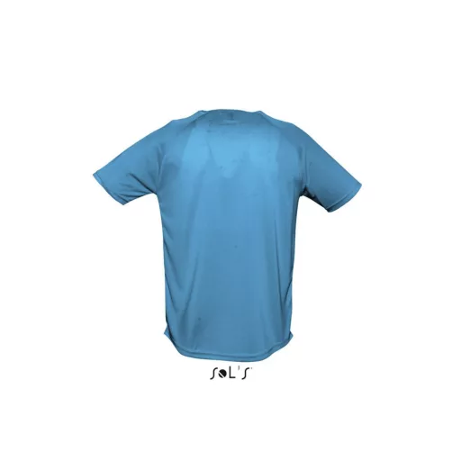 Férfi raglános, rövid ujjú sport póló, SOL'S SO11939, Aqua-XL